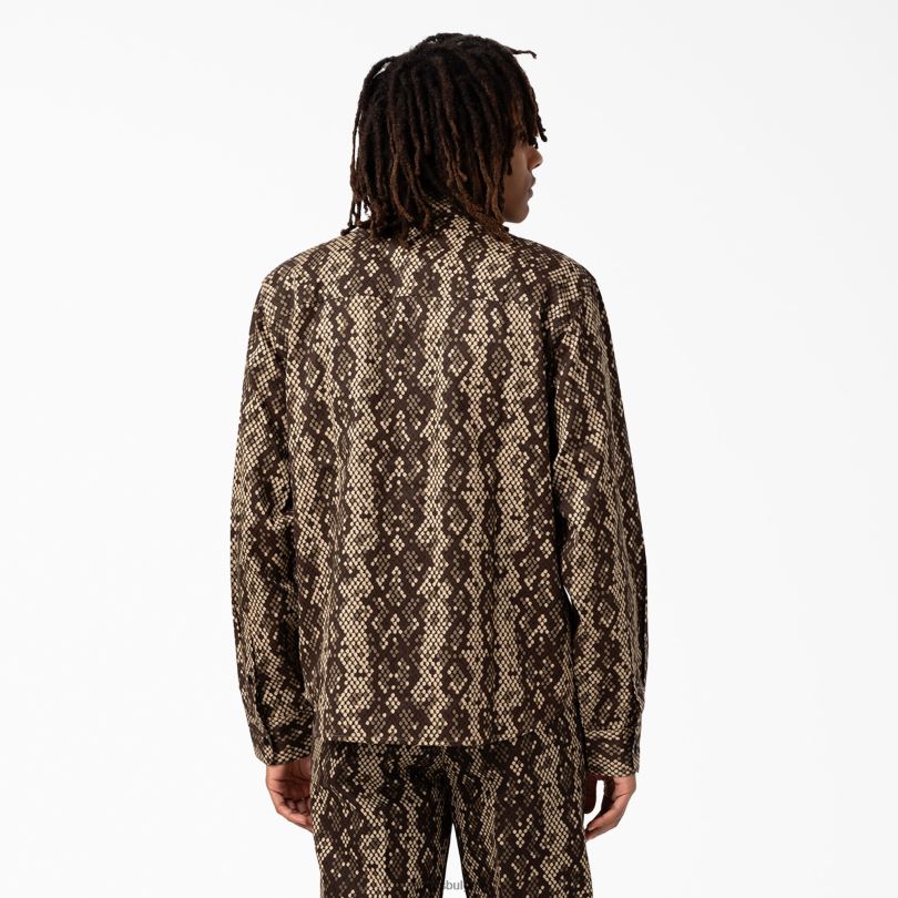 мъже Dickies риза с дълъг ръкав Camden черно (bk) облекло R2PH8853