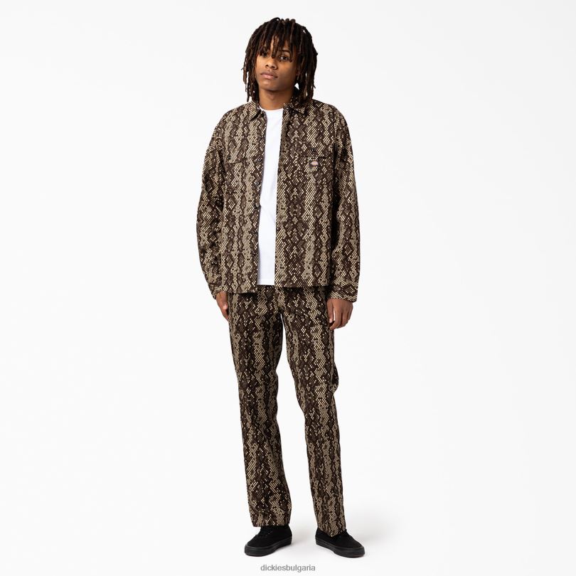 мъже Dickies риза с дълъг ръкав Camden черно (bk) облекло R2PH8853