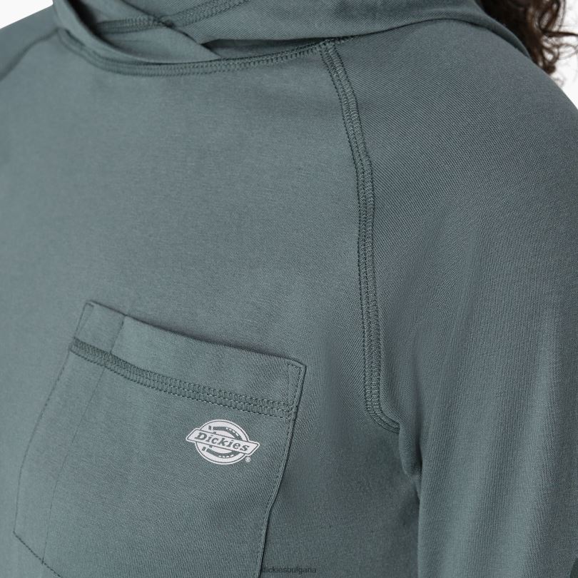 Жени Dickies слънчева тениска с охлаждащо действие линкълн грийн (лн) облекло R2PH81665