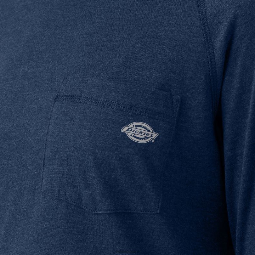 Жени Dickies слънчева тениска с охлаждащо действие тъмно синьо хедър (dnh) облекло R2PH81661