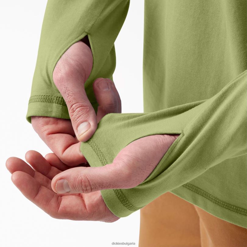 мъже Dickies слънчева тениска с охлаждащо действие папрат (e2r) облекло R2PH8656