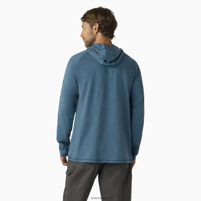 мъже Dickies слънчева тениска с охлаждащо действие дълбоко небе (esd) облекло R2PH8655