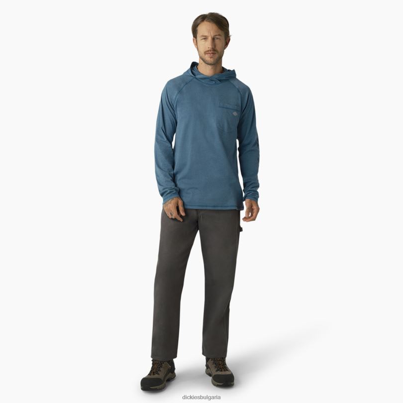 мъже Dickies слънчева тениска с охлаждащо действие дълбоко небе (esd) облекло R2PH8655