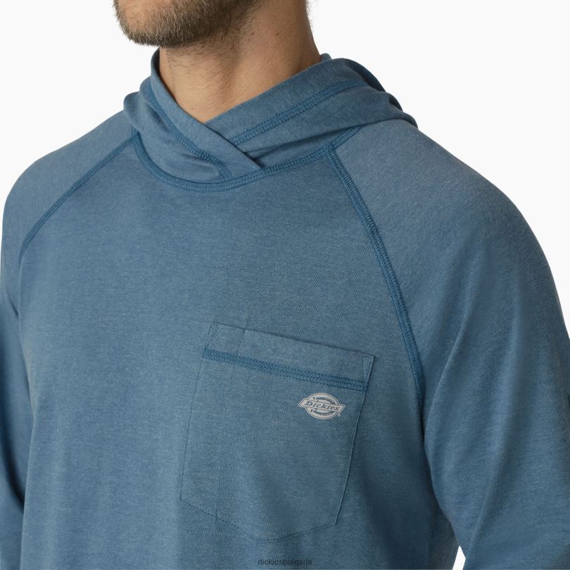 мъже Dickies слънчева тениска с охлаждащо действие дълбоко небе (esd) облекло R2PH8655