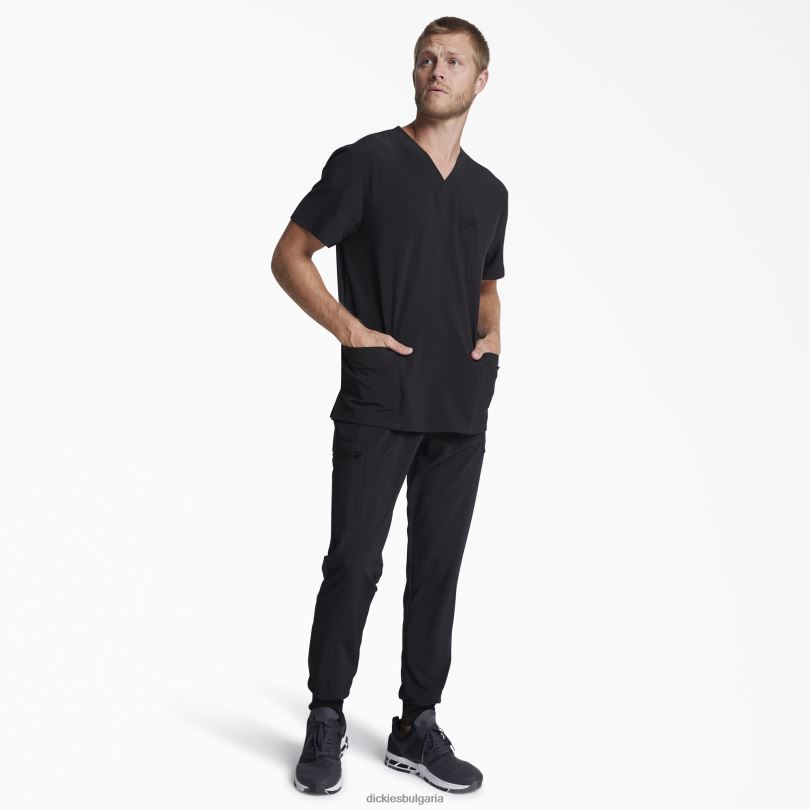 мъже Dickies eds Essentials горна част с V-образно деколте и джобове черно (черно) облекло R2PH81430