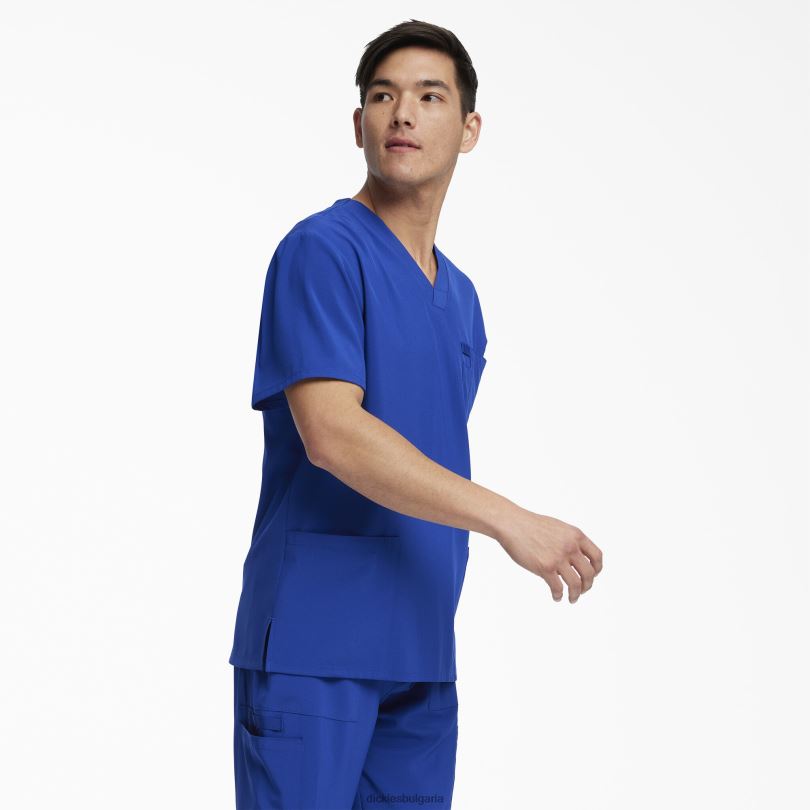 мъже Dickies eds Essentials горна част с V-образно деколте и джобове синьо галактика (gbl) облекло R2PH81432