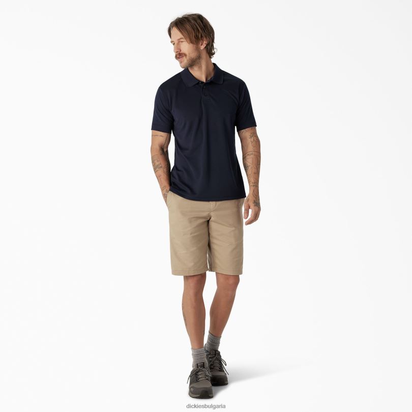 мъже Dickies поло риза с къс ръкав нощен флот (in2) облекло R2PH8671