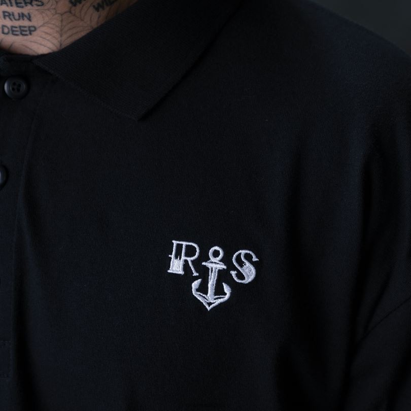 мъже Dickies поло с дълъг ръкав ronnie sandoval черно (kbk) облекло R2PH8879