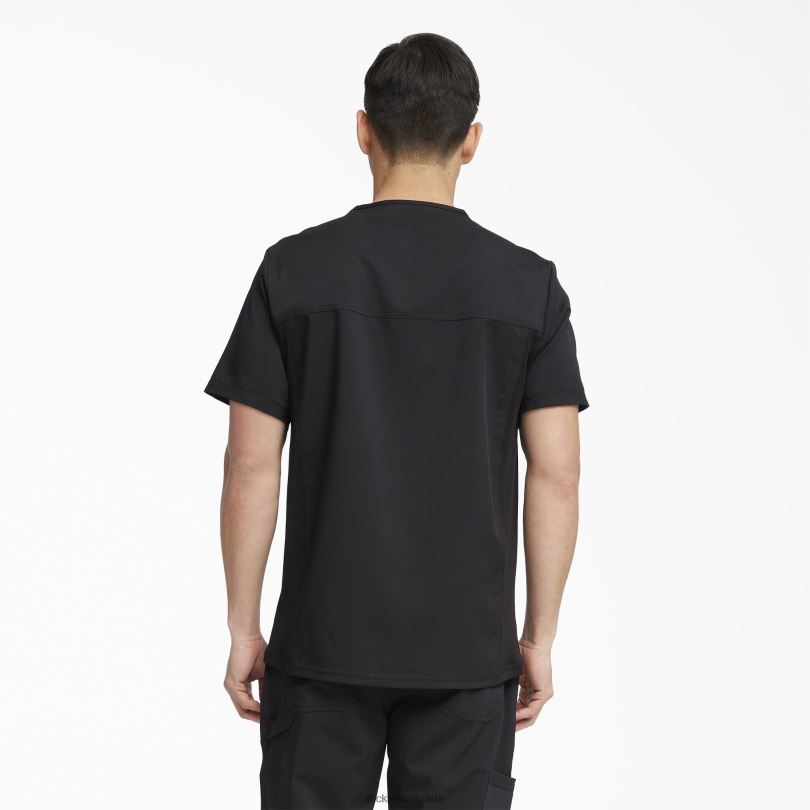 мъже Dickies балансираща горна част с v-образно деколте черно (черно) облекло R2PH81361