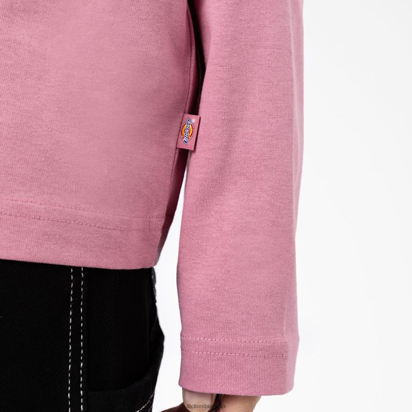 Жени Dickies тениска с дълъг ръкав Summerdale напръстник (f2g) облекло R2PH81989