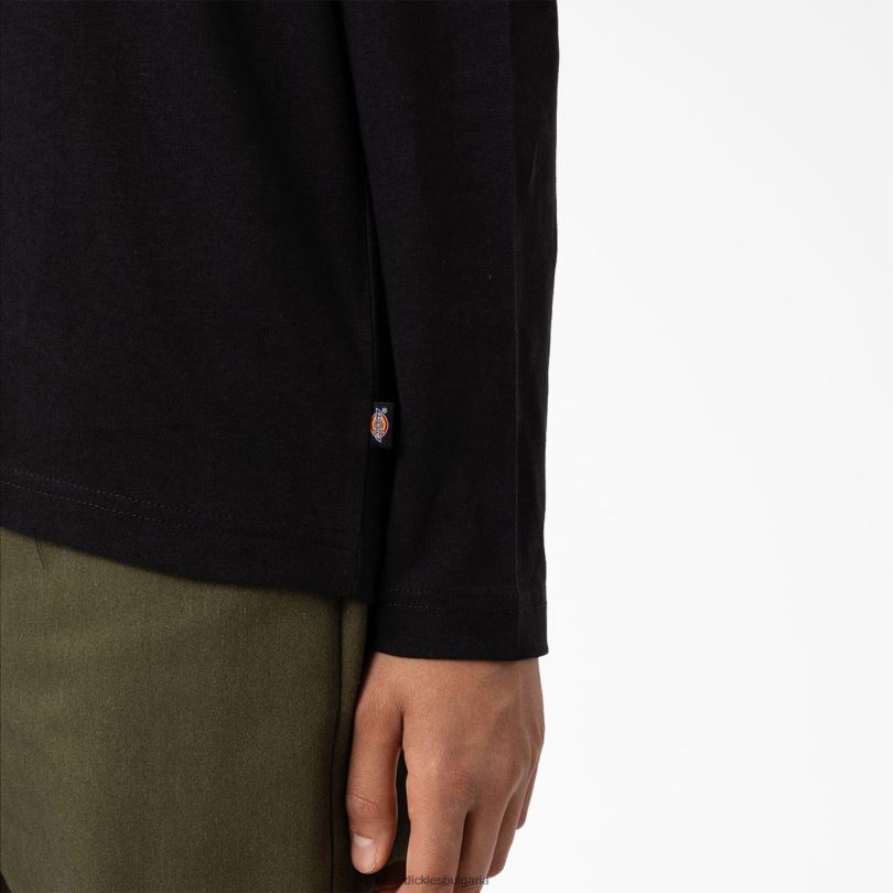 Жени Dickies тениска с дълъг ръкав Summerdale черно (kbk) облекло R2PH81990