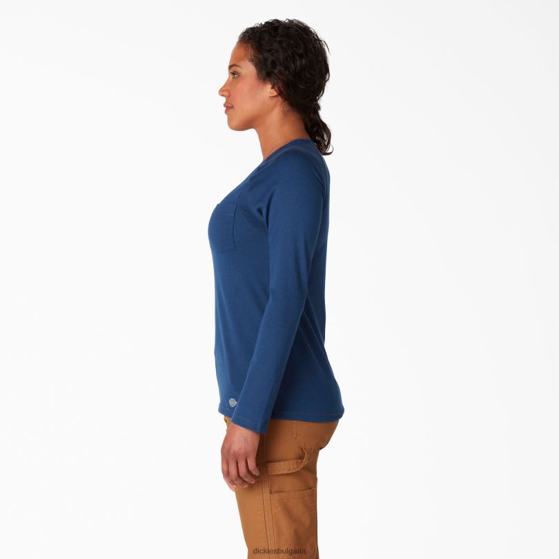 Жени Dickies охлаждаща тениска с дълъг ръкав динамичен флот (dy2) облекло R2PH81631