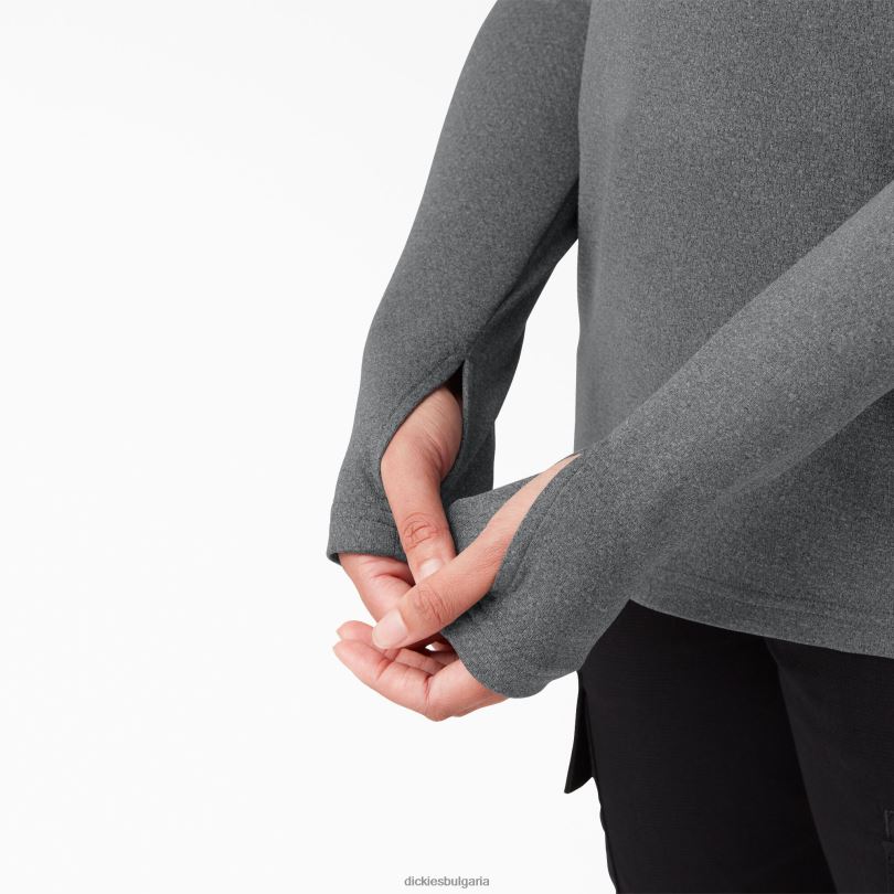 Жени Dickies тениска с дълъг ръкав temp-iq 365 тъмносив пирен (ghf) облекло R2PH81694