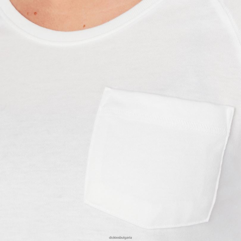 Жени Dickies охлаждаща тениска с дълъг ръкав бяло (wh) облекло R2PH81639