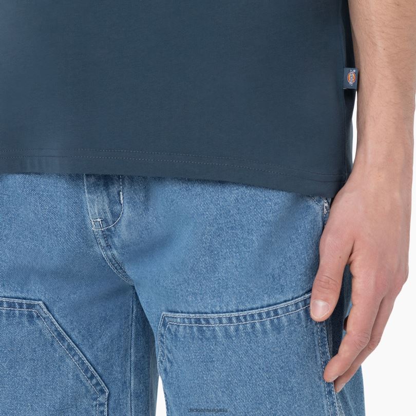 мъже Dickies тениска с къс ръкав Mapleton морско синьо (nv) облекло R2PH8821