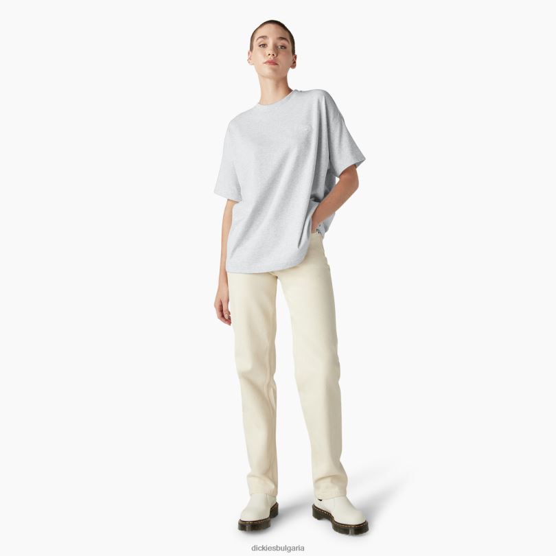 Жени Dickies тениска с къс ръкав Summerdale хедър сиво (hg) облекло R2PH81980