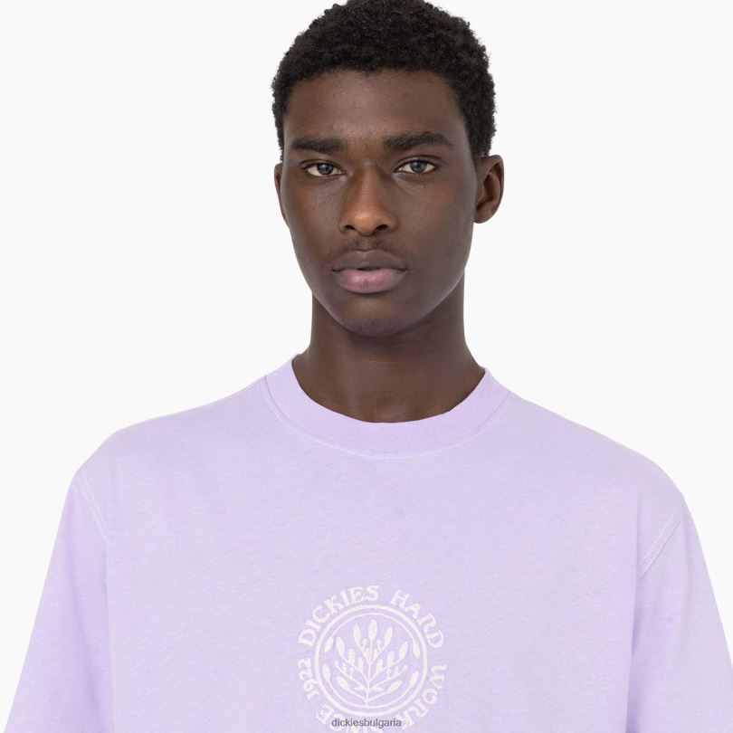мъже Dickies тениска с къс ръкав beavertown лилава роза (ur2) облекло R2PH8875