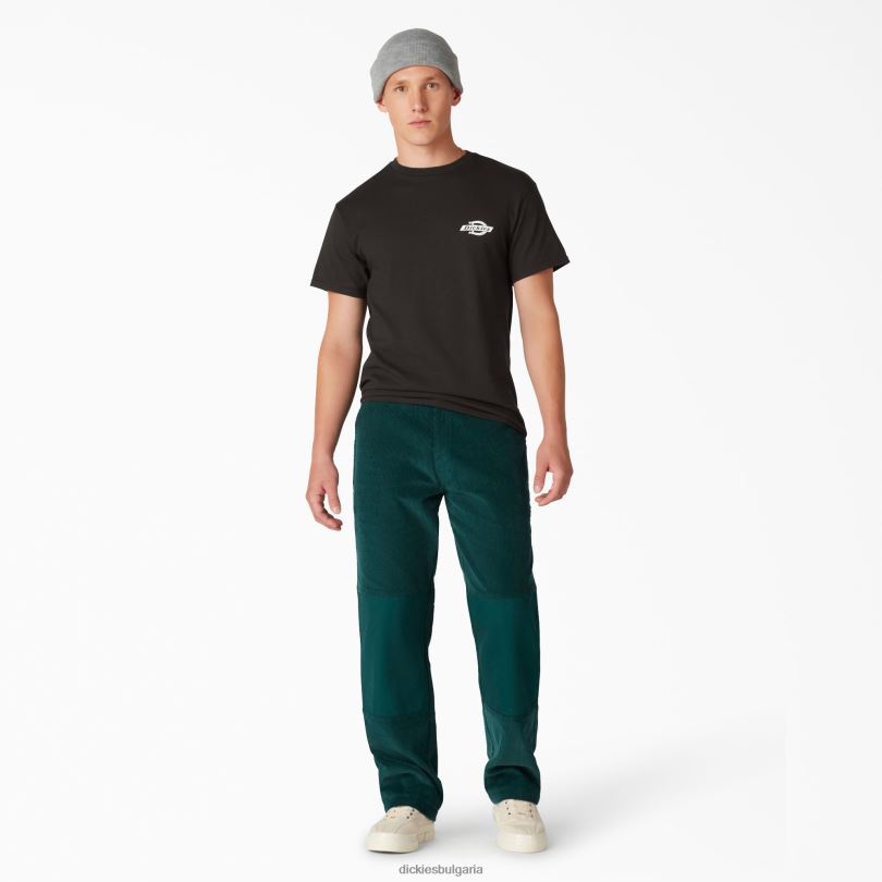 мъже Dickies наследствена графична тениска черно (bk) облекло R2PH8903