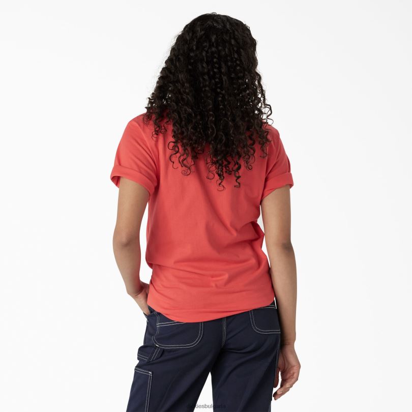 Жени Dickies тениска с графична лента горчиво (bw2) облекло R2PH82210