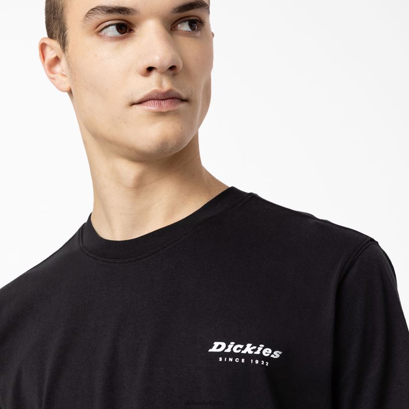мъже Dickies графична тениска camden box черно (bk) облекло R2PH8886