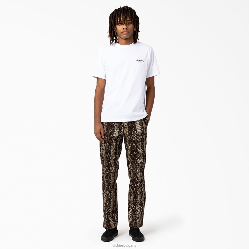 мъже Dickies графична тениска camden box бяло (wh) облекло R2PH8888