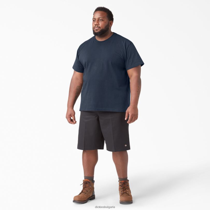 мъже Dickies тениска с къс ръкав тъмно синьо (dn) облекло R2PH8632