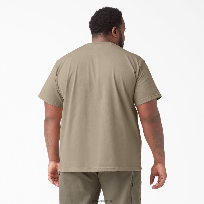 мъже Dickies тежка тениска с къс ръкав пустинен пясък (ds) облекло R2PH8514