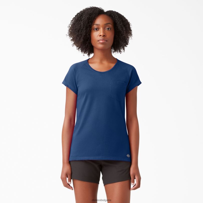 Жени Dickies охлаждаща тениска с къс ръкав динамичен флот (dy2) облекло R2PH81574