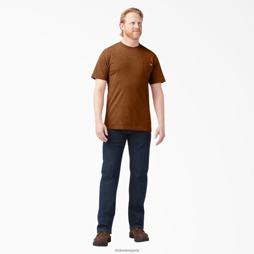мъже Dickies тежка тениска с къс ръкав меден пирен (eh2) облекло R2PH8529