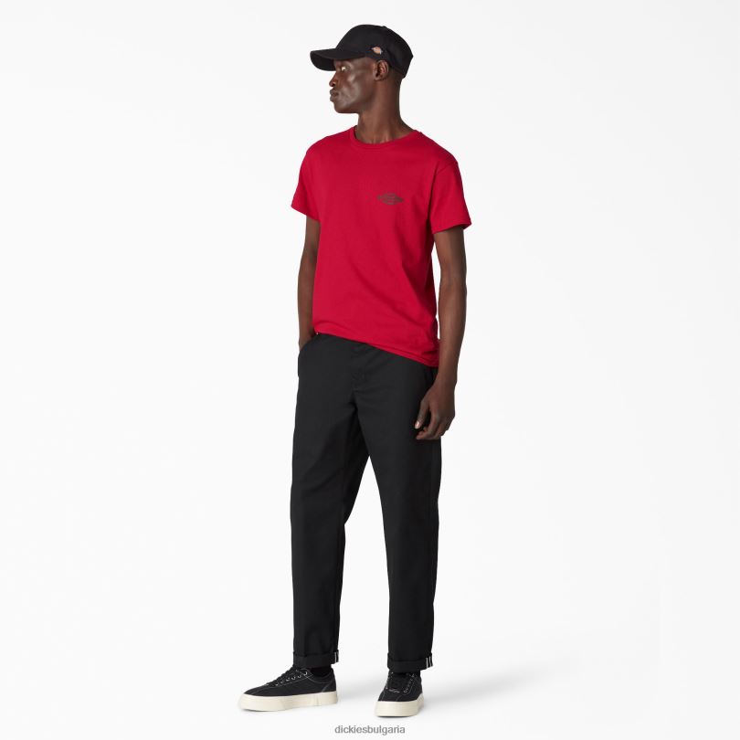 мъже Dickies наследствена графична тениска кардинал (ic) облекло R2PH8904