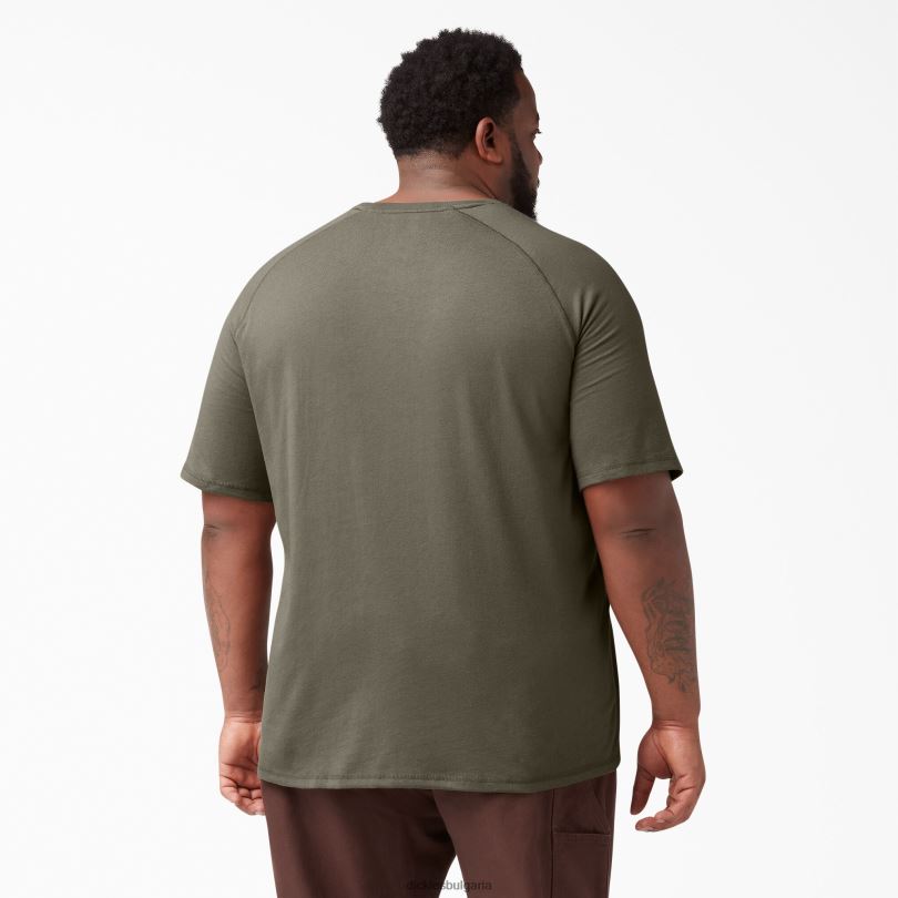 мъже Dickies охлаждаща тениска с къс ръкав гъба (mr1) облекло R2PH8549