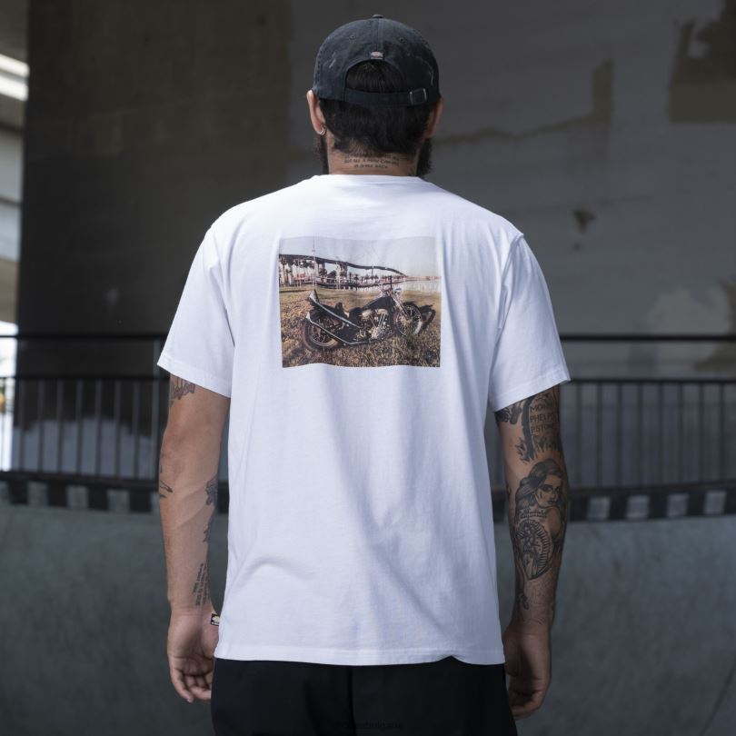 мъже Dickies тениска със снимки на ronnie sandoval бяло (wh) облекло R2PH8794