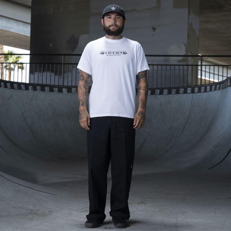 мъже Dickies тениска със снимки на ronnie sandoval бяло (wh) облекло R2PH8794