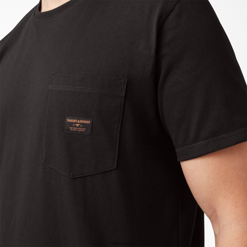 мъже Dickies тениска traeger ultimate grilling черно (kbk) облекло R2PH8594