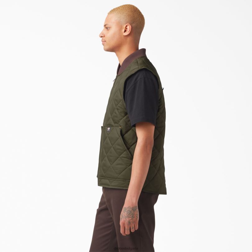 мъже Dickies гобернадорска жилетка Винсент Алварес военно зелено (ml) облекло R2PH81200