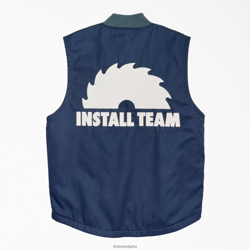 мъже Dickies екипна жилетка new york sunshine twill тъмно синьо (dn) облекло R2PH81185