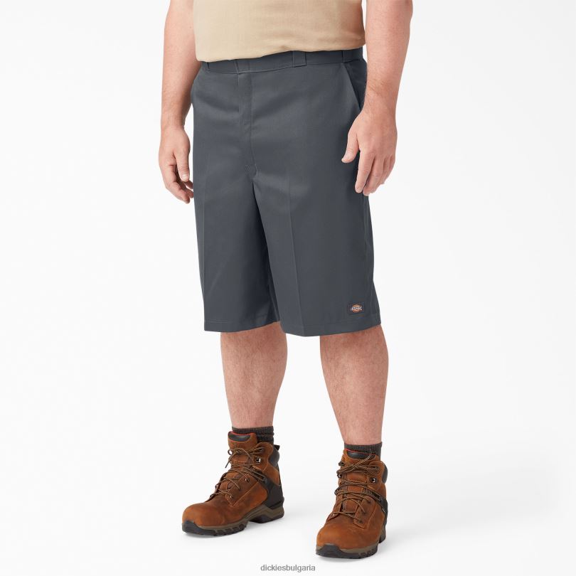 мъже Dickies свободни работни панталони с плоска предна част 13