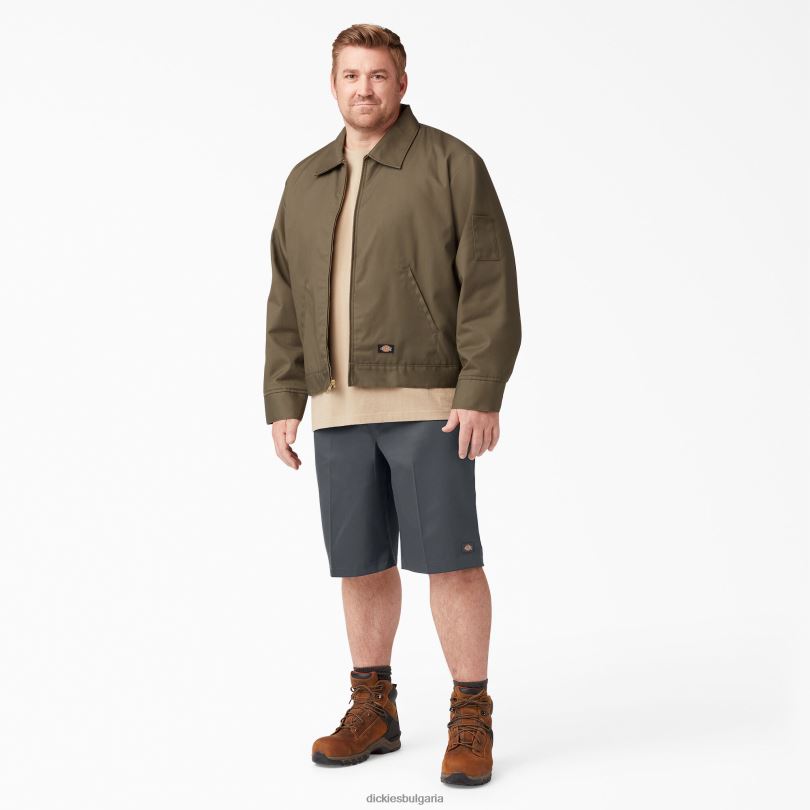 мъже Dickies свободни работни панталони с плоска предна част 13