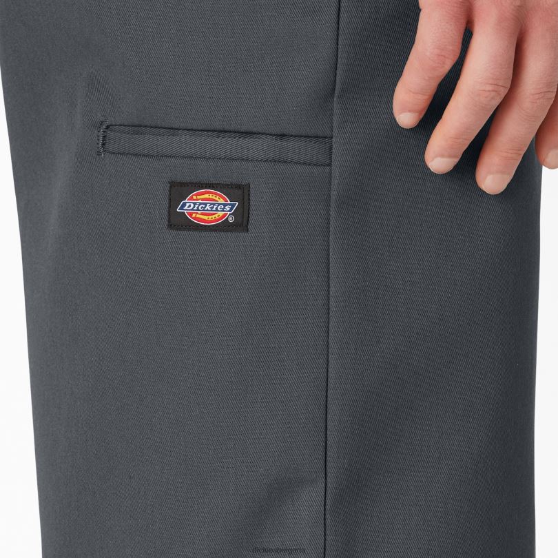 мъже Dickies свободни работни панталони с плоска предна част 13