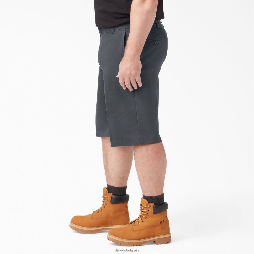 мъже Dickies охлаждащи активни къси панталони с плоски предни панталони 13