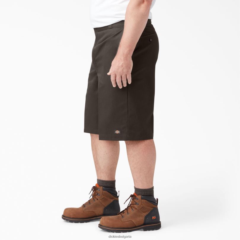 мъже Dickies свободни работни панталони с плоска предна част 13