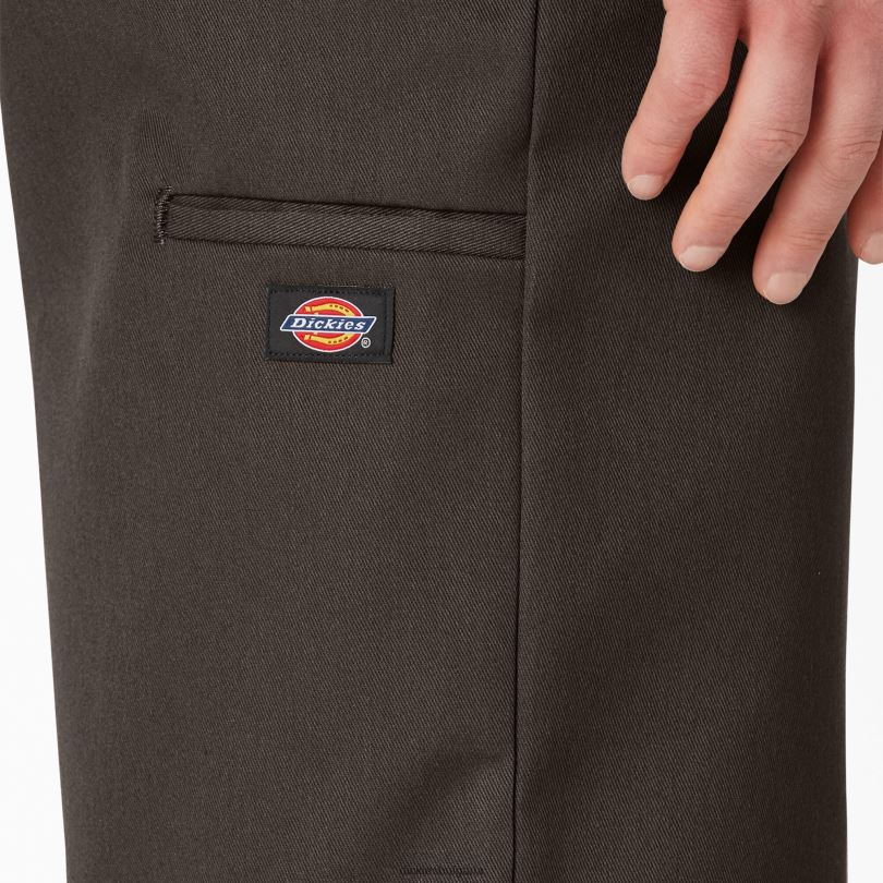 мъже Dickies свободни работни панталони с плоска предна част 13