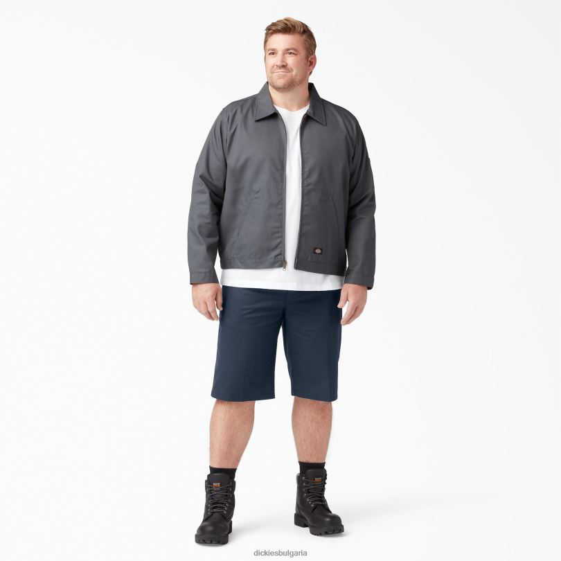 мъже Dickies охлаждащи активни къси панталони с плоски предни панталони 13