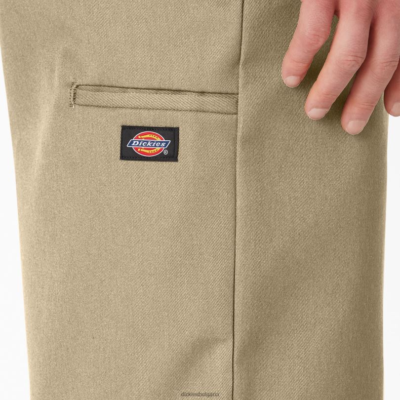 мъже Dickies свободни работни панталони с плоска предна част 13