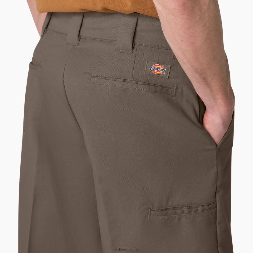 мъже Dickies охлаждащи активни къси панталони с плоски предни панталони 13