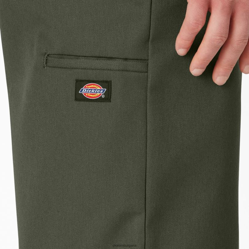 мъже Dickies свободни работни панталони с плоска предна част 13