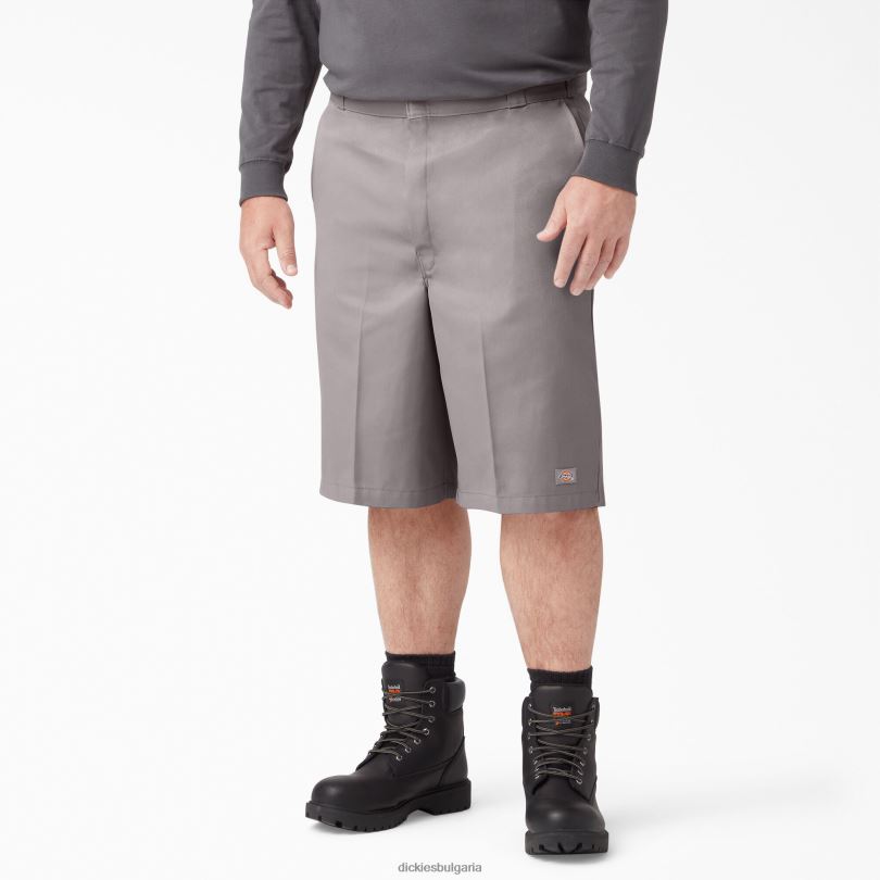 мъже Dickies свободни работни панталони с плоска предна част 13