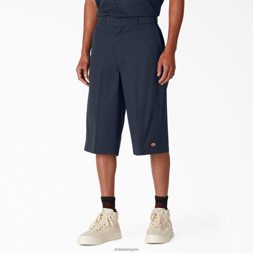 мъже Dickies широки работни панталони с джобове за многократна употреба 15" тъмно синьо (dn) работно облекло R2PH8358