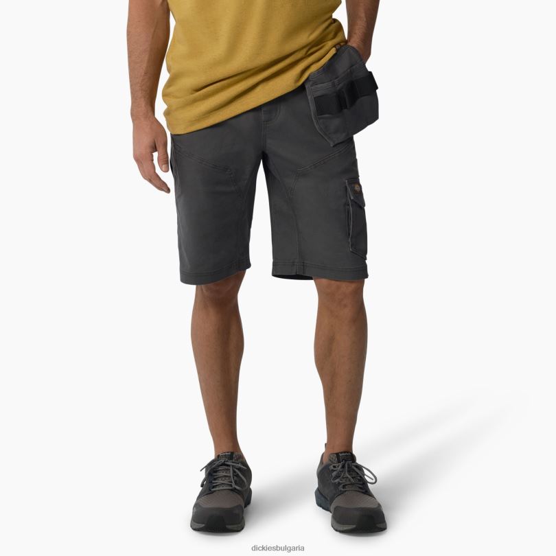 мъже Dickies temp-iq 365 шорти tech duck 11" изплакнат шисти (rsl) работно облекло R2PH8484