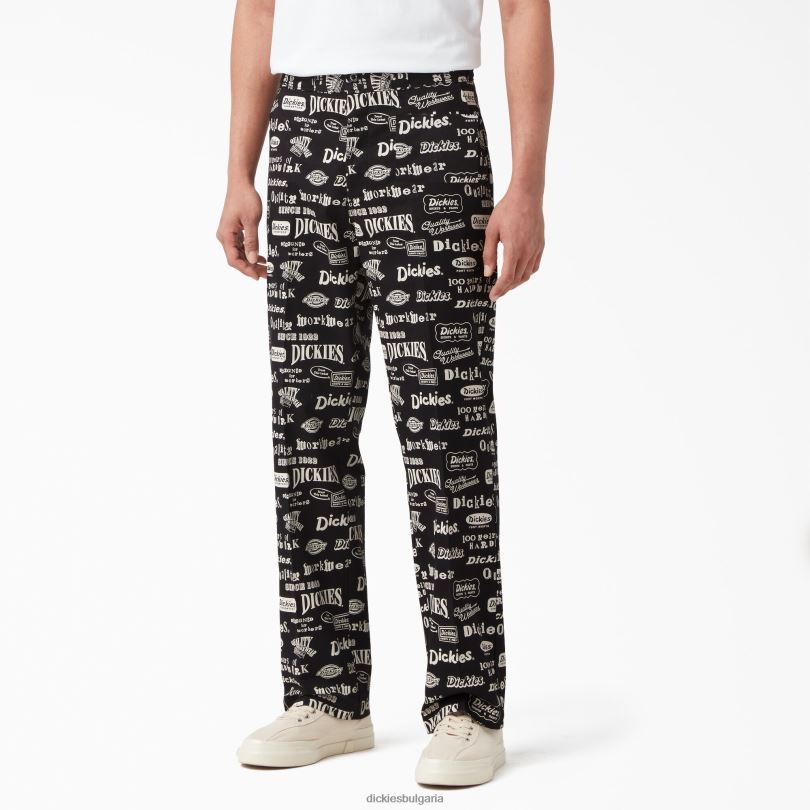 мъже Dickies Работни панталони с щамповано лого на 100 години 100-годишно наследство (rps) работно облекло R2PH8333